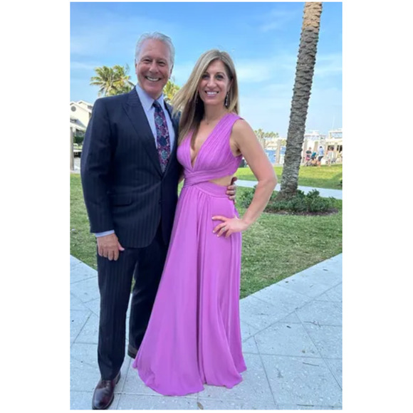 Lulus Lilac Cutout Vivid Imagination Maxi Dress Size Varies - Picture 6 of 13